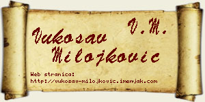 Vukosav Milojković vizit kartica
